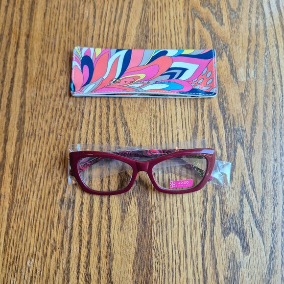 NWT Trina Turk Santa Barbara - Red Dahlia 52mm Glasses main image 8